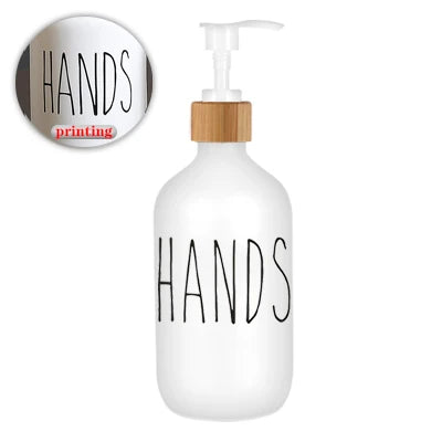 Dispensador de jabón líquido para platos de 500 ml, recargable, para baño, jabón de manos, champú, gel de ducha, líquido, subbotellado, accesorios de cocina.
