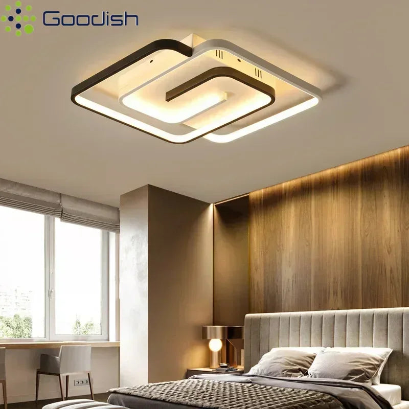 Lámparas de techo minimalistas nórdicas LED modernas tipo candelabro para decoración del hogar, ideales para cocina, sala de estar, comedor, dormitorio y recibidor.
