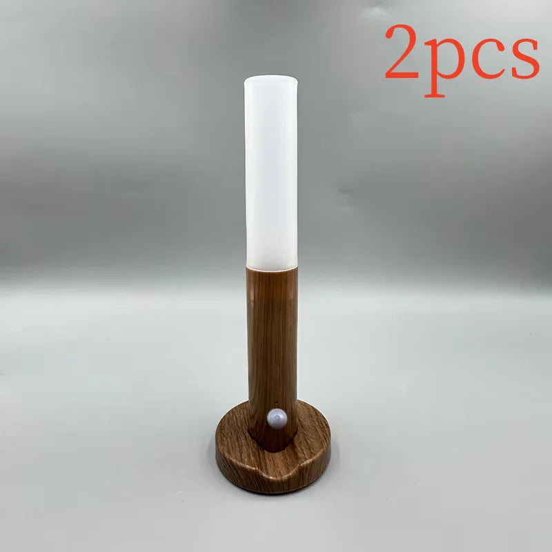 Lámpara de noche LED con carga USB, sensor de movimiento inteligente para mesita de noche, armario o cualquier otro espacio.