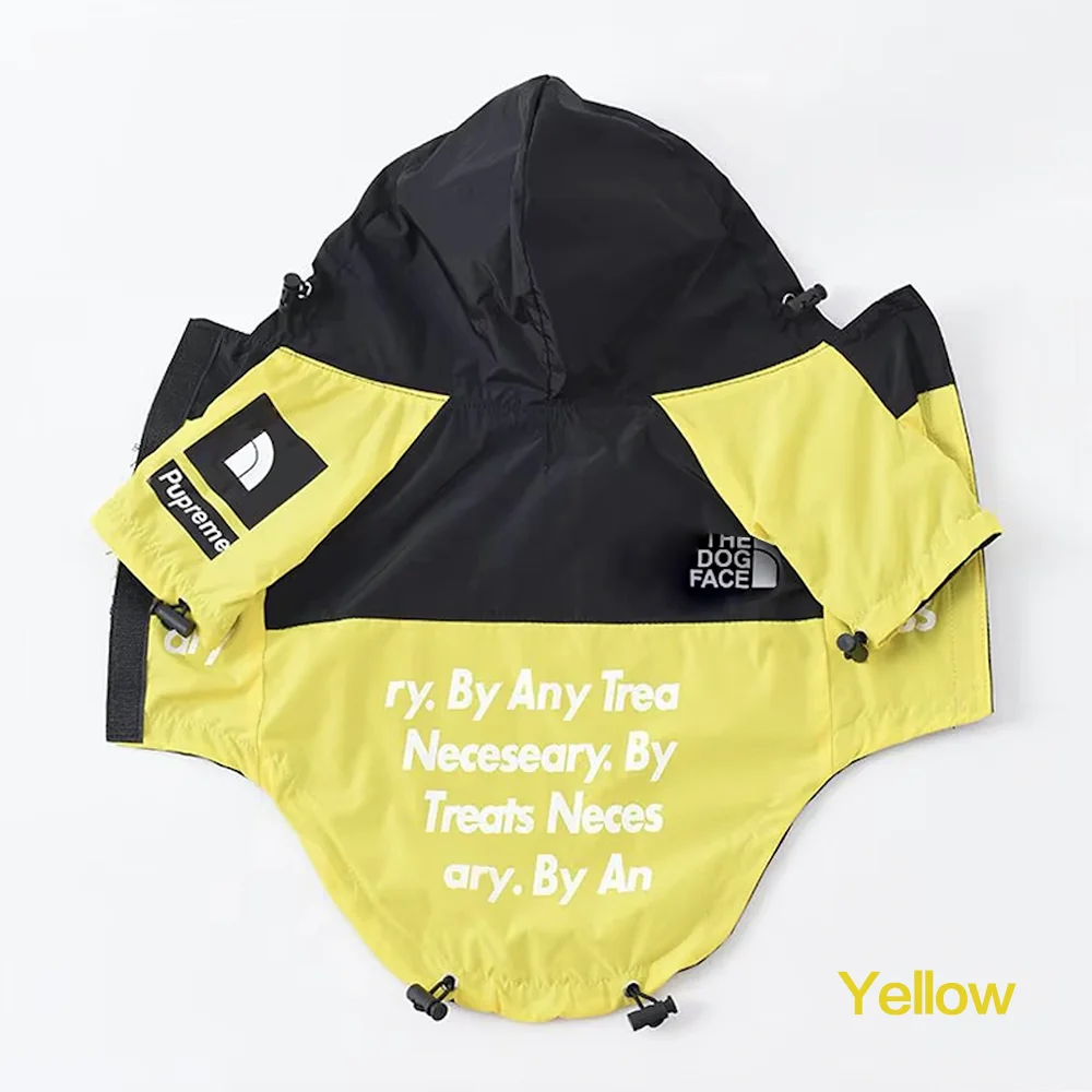 Abrigo impermeable para perros, chubasquero reflectante para perros, ropa de exterior para perros, chaqueta con capucha para perros pequeños, medianos y grandes. Suministros para mascotas.