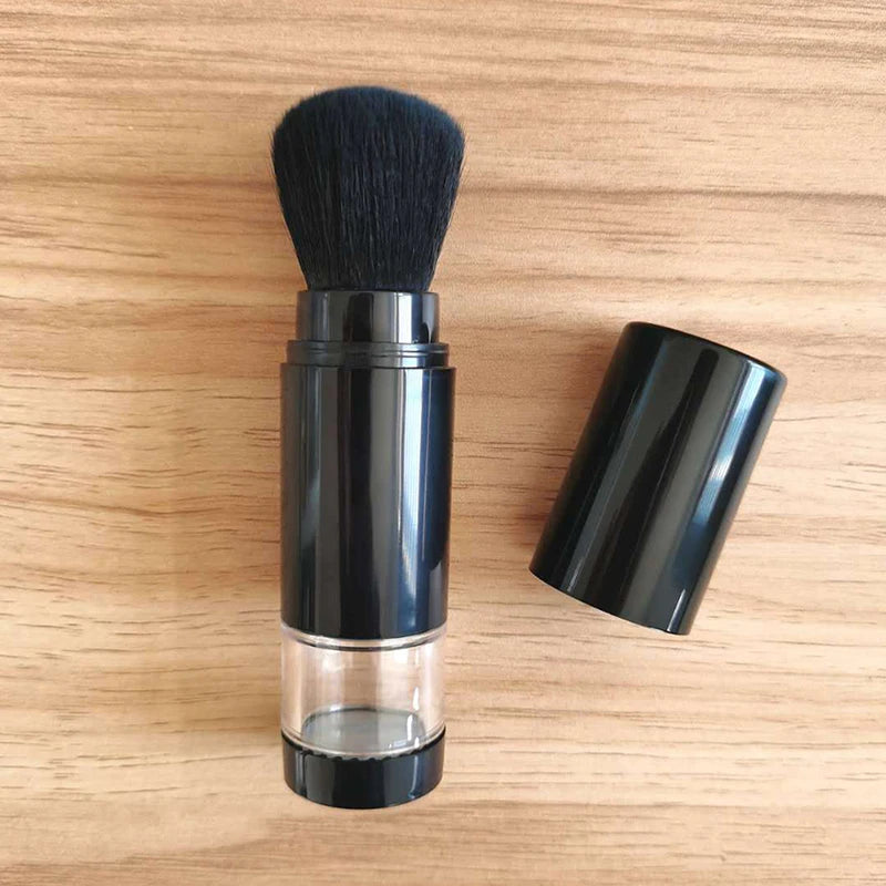 Brochas de maquillaje para rostro, base de maquillaje, polvos, colorete, brocha de maquillaje portátil de viaje, almacenamiento de polvos cosméticos, herramienta de belleza