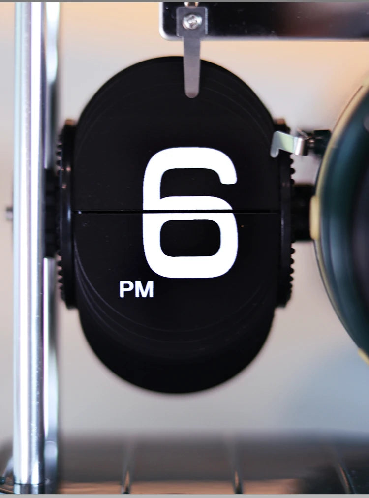 Reloj de escritorio mecánico con diseño de avión retro, temporizador electrónico automático vintage, adorno para el hogar