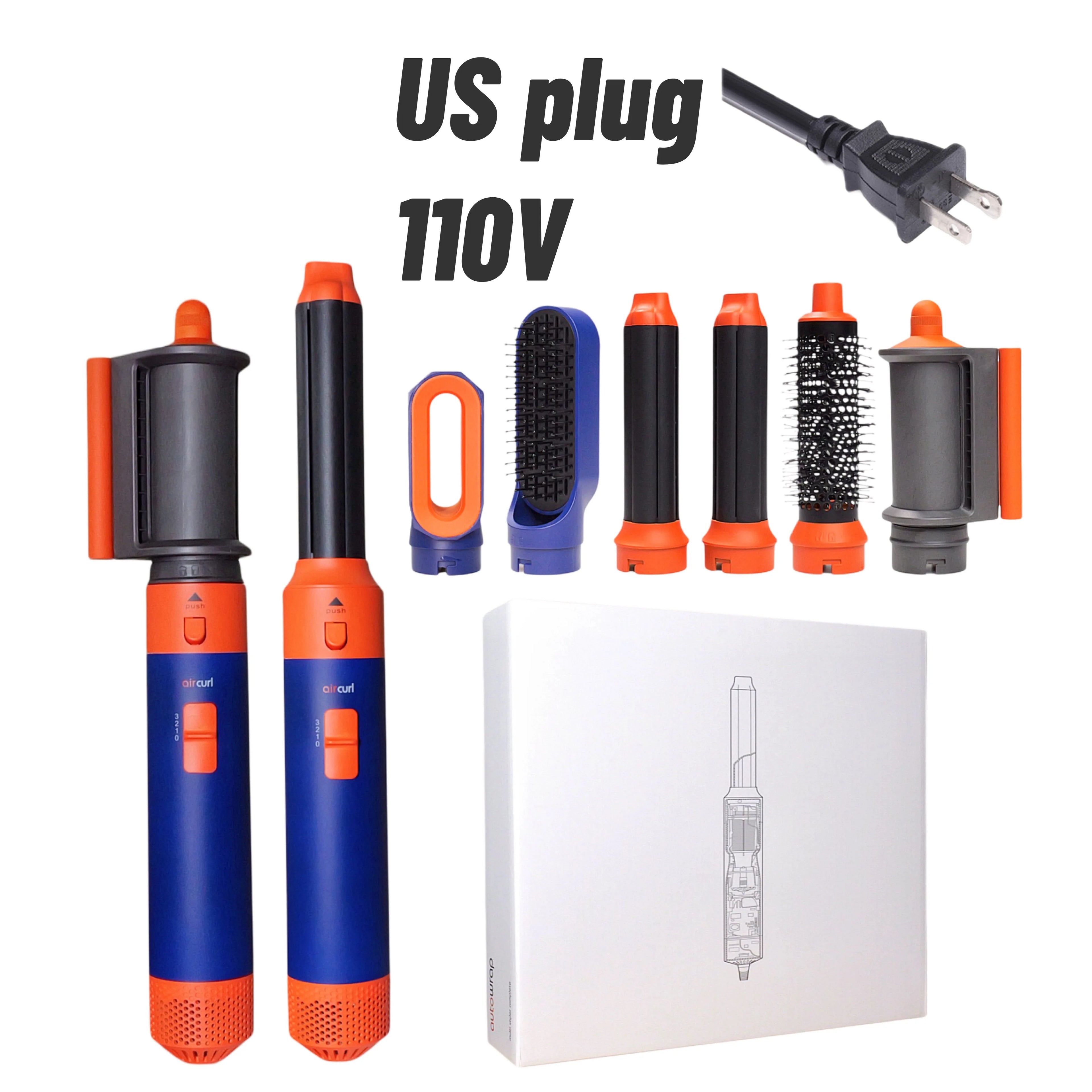Secador de pelo 6 en 1, nuevo y suave. Secador de pelo 6 en 1 con rizador, cepillo de aire caliente y herramienta de peinado MultiStyler.