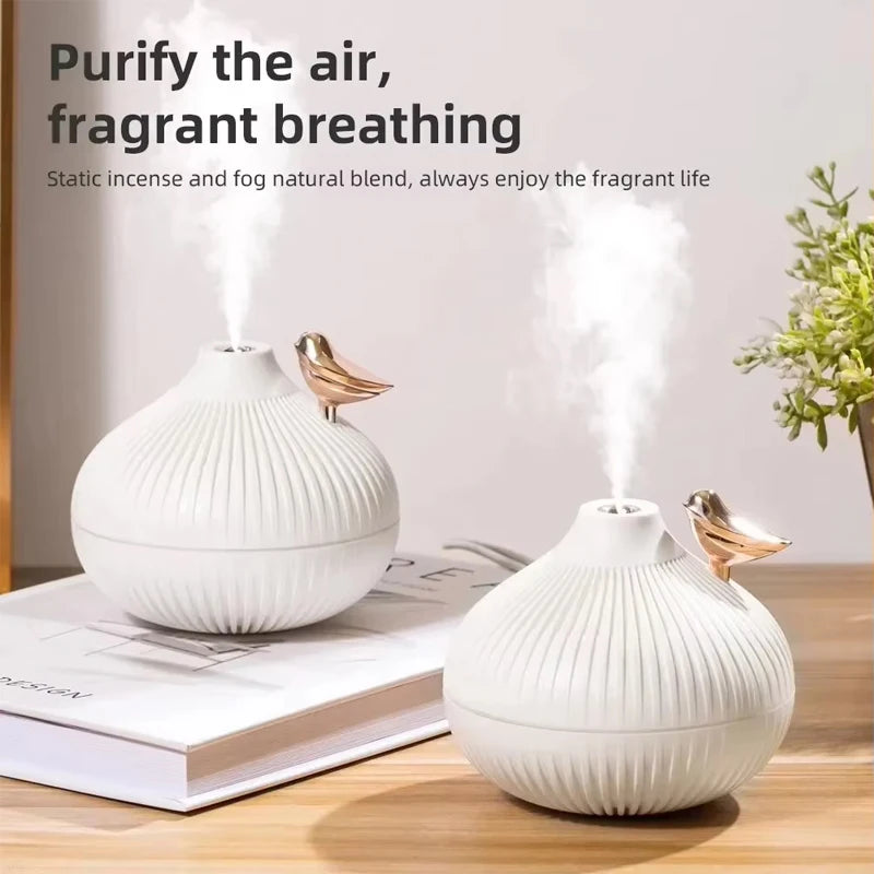 Humidificador portátil con aroma, diseño creativo en forma de cebolla, difusor de aire eléctrico USB, esencial para el coche, el hogar, el dormitorio y los viajes.