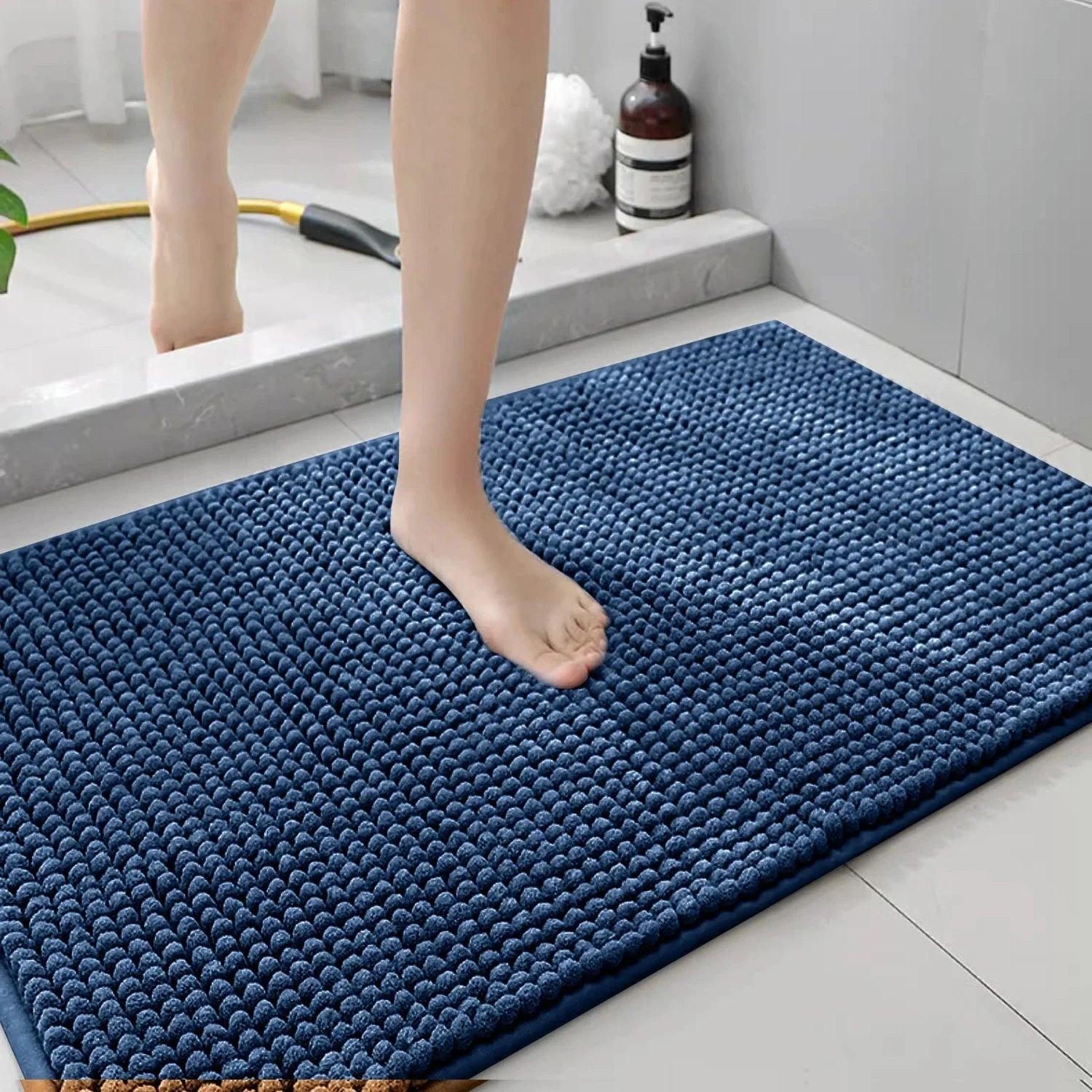 Alfombrilla antideslizante para baño, de entrada para pies, para el suelo del baño, alfombra para el hogar, alfombra de baño