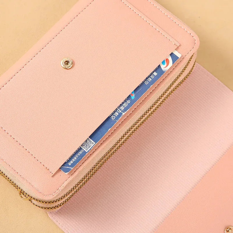 Cartera de mujer de tamaño mediano – Bolso de hombro convertible con bolsillo para monedas, diseño multifuncional