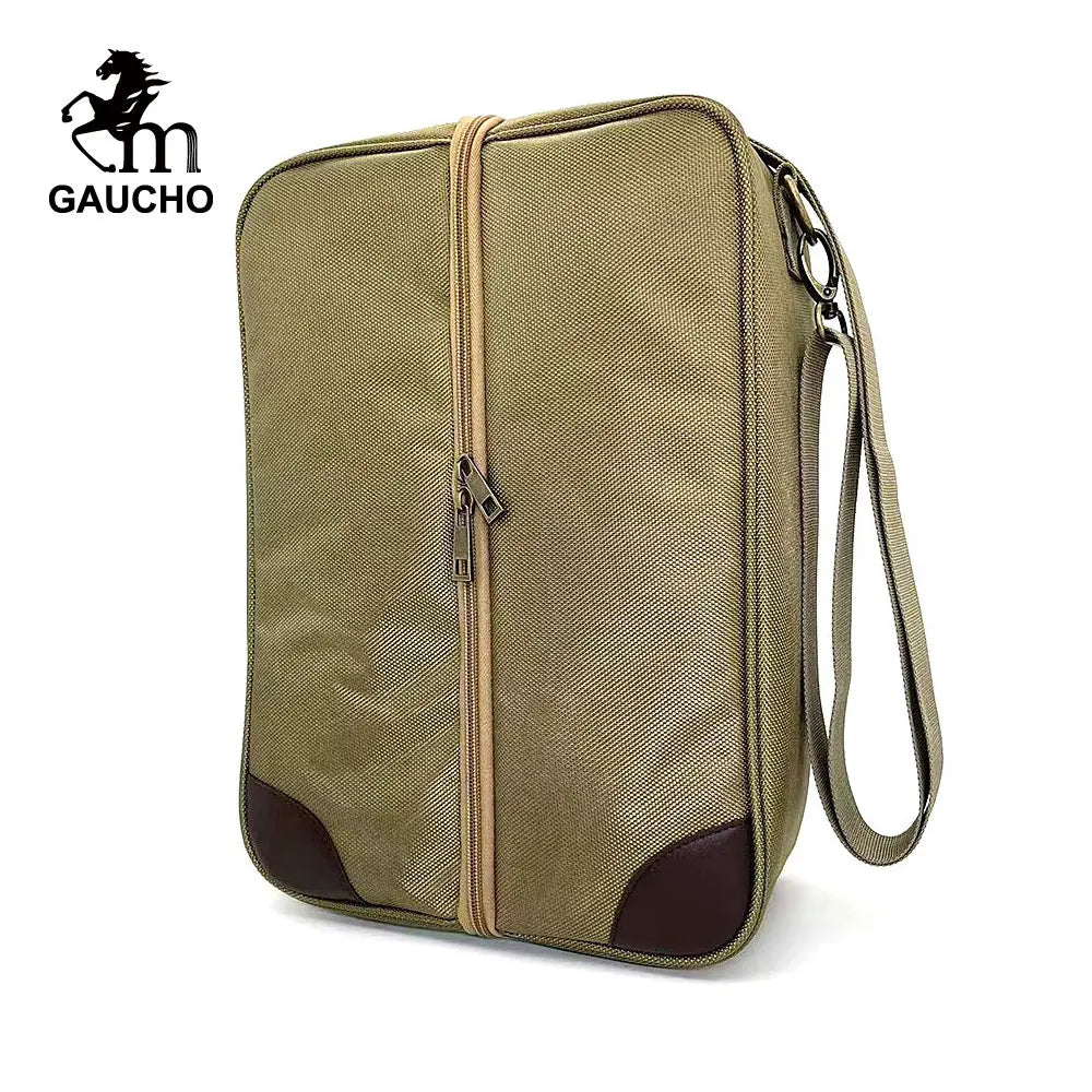1 unidad/lote Bolsa de viaje para yerba mate Gaucho. Conveniente para guardar en termo, taza de calabaza, bombilla, pajita y lata de té. Dos tamaños a elegir.
