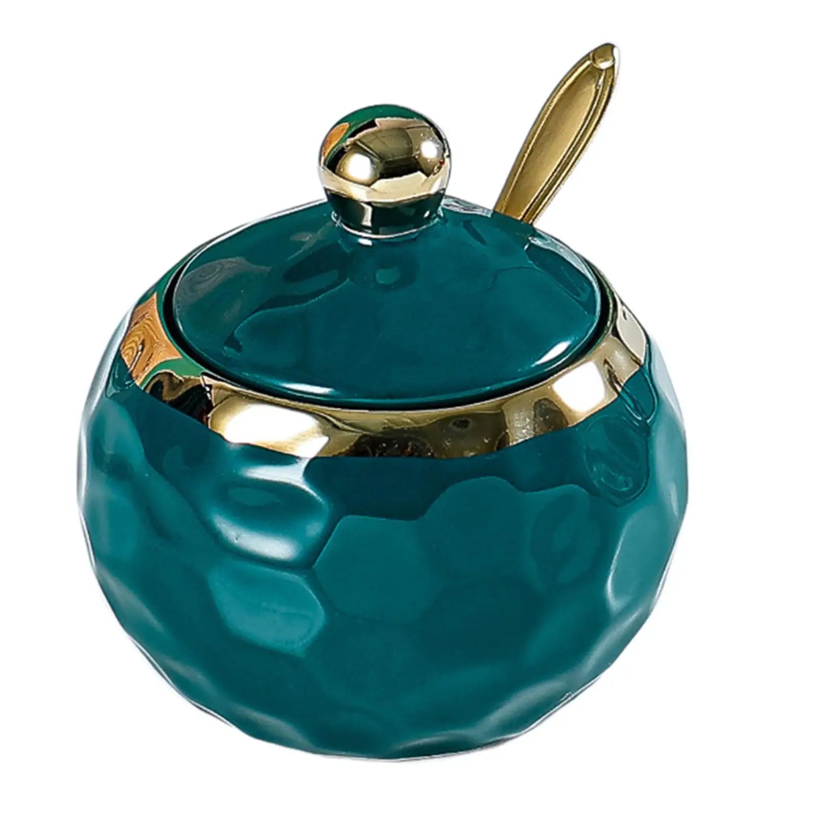 Azucarero de cerámica, tarro para condimentos, aproximadamente 300 ml, recipiente para condimentos, salero para cocina doméstica, cafetería, barra de bar o restaurante.