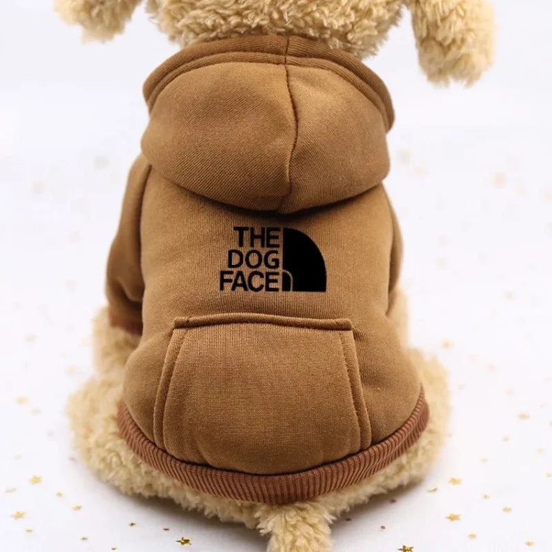 Suéter de otoño e invierno, estilo vaquero, con bolsillo, ropa para dos patas, ropa deportiva para mascotas, ropa para perros y gatos, suministros para mascotas