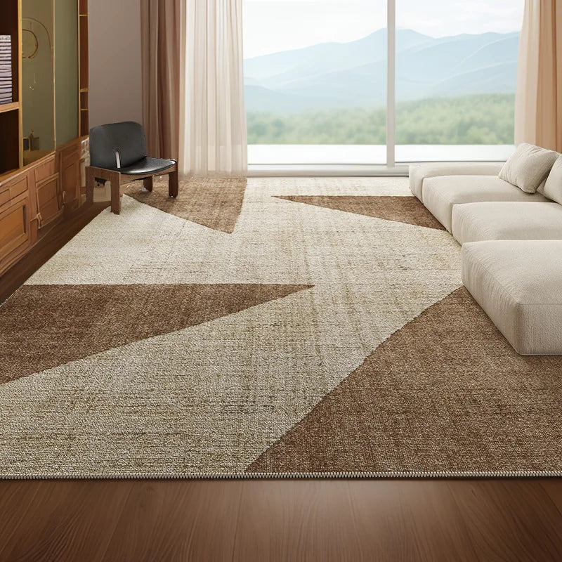 Alfombra de terciopelo cristal de estilo nórdico para sala de estar, dormitorio, cama, manta, sofá antiguo avanzado, luz, mesa de centro de lujo, manta