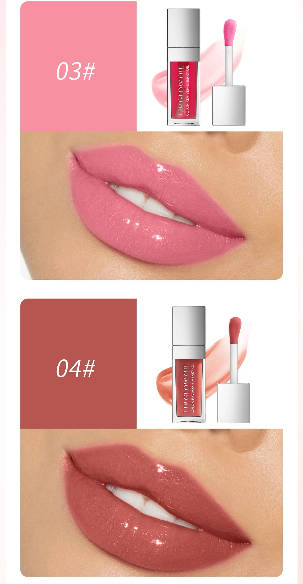 Aceite labial hidratante Crystal Jelly, brillo labial voluminizador, maquillaje, labios voluminosos y sexys, aceite labial con color y efecto voluminizador.