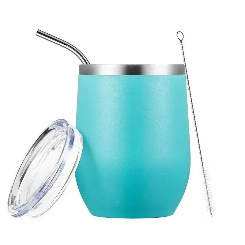 Juego de mate de acero inoxidable de doble pared con taza y bombilla. Incluye mate  y bombilla.