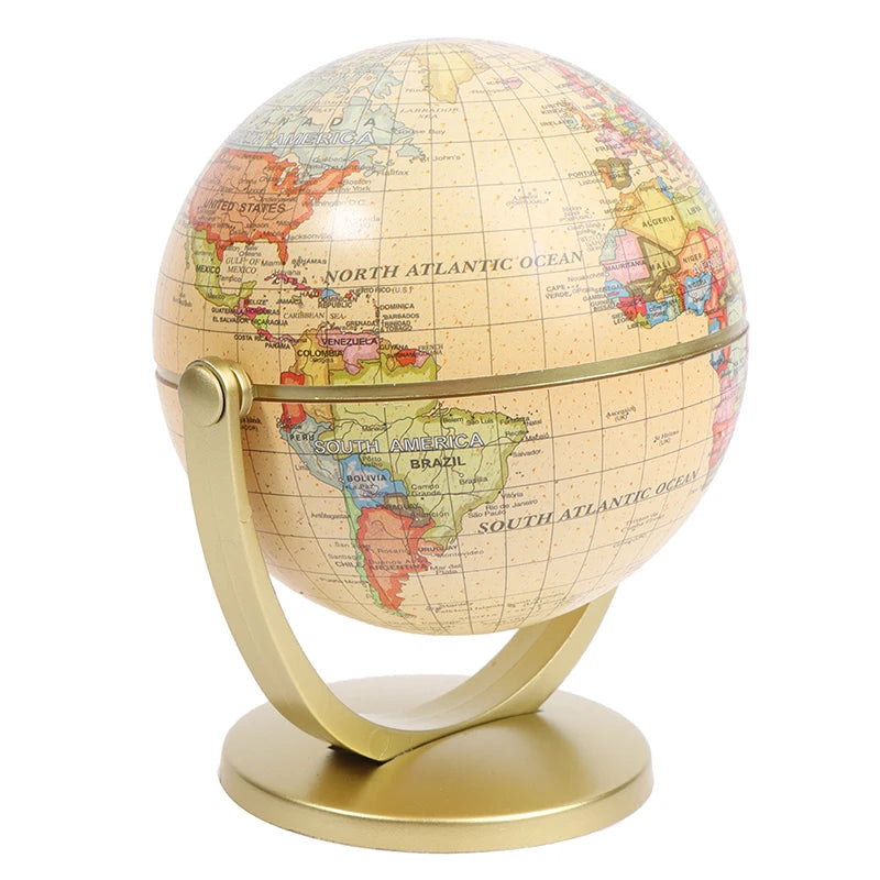 Globo terráqueo con soporte, mapa del mundo, juguete educativo de geografía, decoración para el hogar y la oficina, regalo para niños