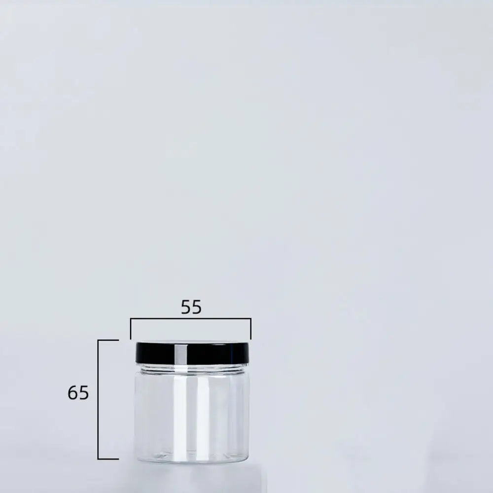 Lata transparente sellada con tapa, a prueba de olores de alimentos, envase de almacenamiento, botella para granos de café, condimentos, accesorios de cocina