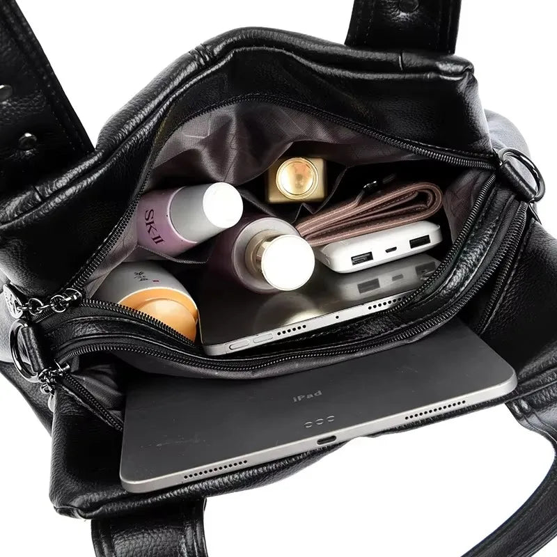 Bolso de mano de lujo con estampado de moda, gran capacidad, piel suave, bolso bandolera para mujer, bolso de hombro/bandolera, bolso de mano de diseño para mujer, bolso de mano informal.