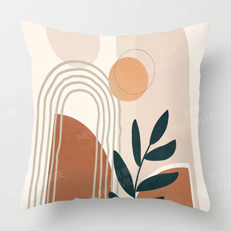 Funda de almohada/cojín para sofá, decoración moderna nórdica de lujo para el hogar, otoño, 45x45cm 45*45 50x50 60x60cm 40x40 35x35 Abstracto Geométrico