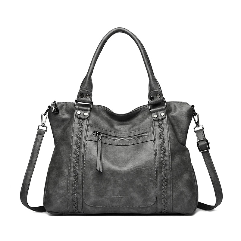 Bolsos de hombro y bandolera de piel suave de marca auténtica para mujer, bolsos de mano de lujo, bolsos de diseñador informales tipo tote y bandolera.