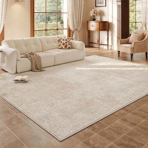 Alfombra de gran tamaño para sala de estar, alfombra gruesa y mullida de estilo moderno para dormitorio, alfombra suave y esponjosa para estudio, alfombra lavable para el hogar.