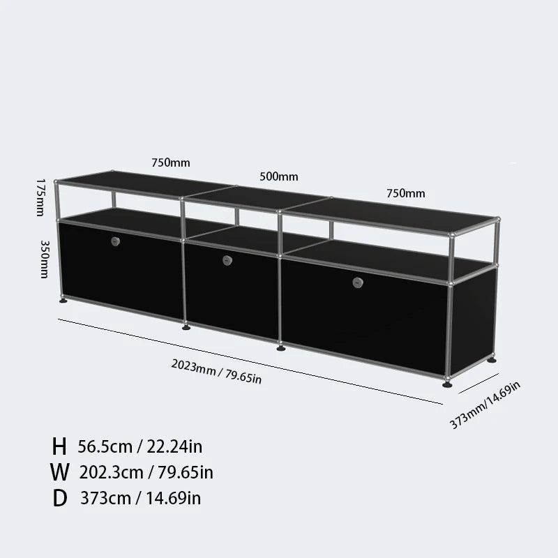 Mueble para TV, armarios de almacenamiento, mueble esquinero, vitrina metálica, módulo para sala de estar, muebles modulares de bricolaje
