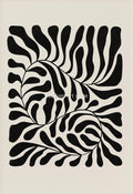 Póster artístico minimalista estilo boho Matisse con hojas botánicas, lienzo decorativo para pared, ideal para la sala de estar o el hogar.