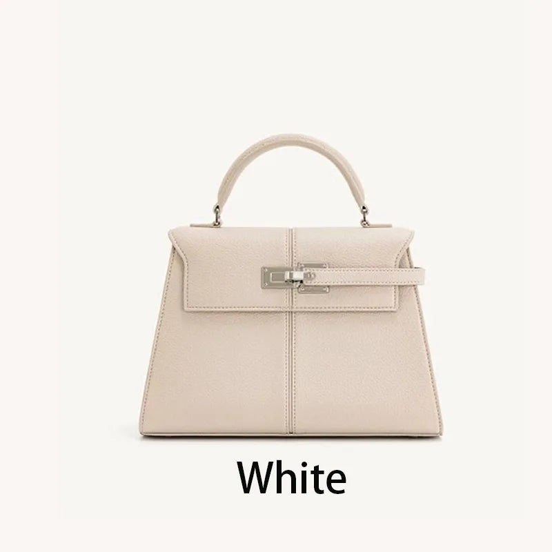 Bolso trapezoidal JW PEI, nuevo estilo, piel auténtica, bolso de mujer, alta gama, versátil, bandolera, a la moda, estilo exclusivo.