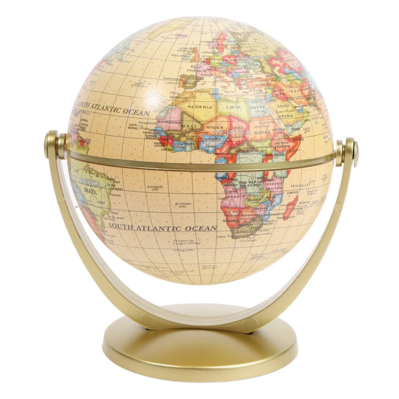 Globo terráqueo con soporte, mapa del mundo, juguete educativo de geografía, decoración para el hogar y la oficina, regalo para niños