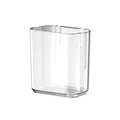 Soporte de pared para cepillos de dientes, vaso para cepillos de dientes, caja de almacenamiento pequeña autoadhesiva para el hogar, el baño y la cocina.