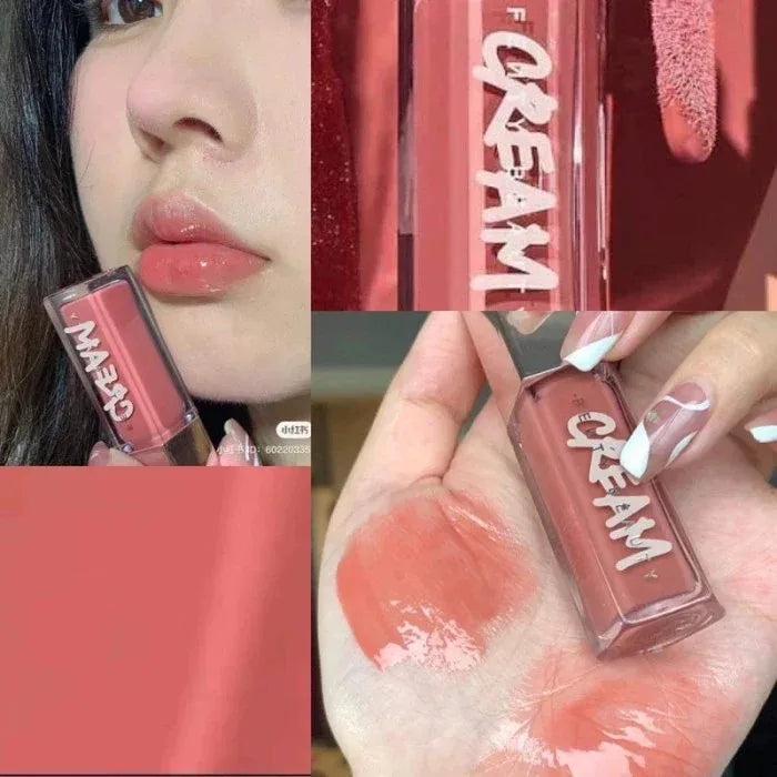 Maquillaje con barra de contorno multicolor de Fenty Beauty, corrector facial mate 3D Diamond Highlight, brillo labial a base de agua que no se desvanece.
