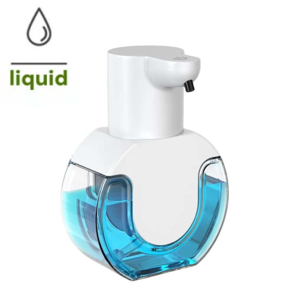 Dispensador automático de jabón líquido/espuma, dispensador eléctrico sin contacto, recargable por USB con sensor infrarrojo para baño y cocina.