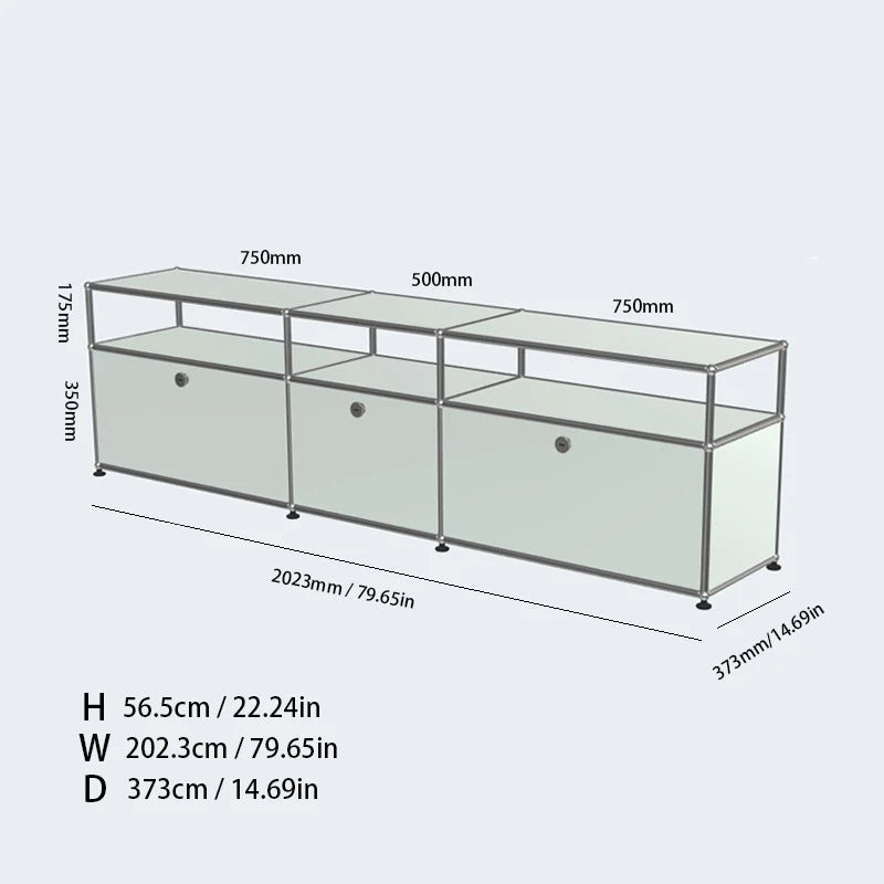 Mueble para TV, armarios de almacenamiento, mueble esquinero, vitrina metálica, módulo para sala de estar, muebles modulares de bricolaje