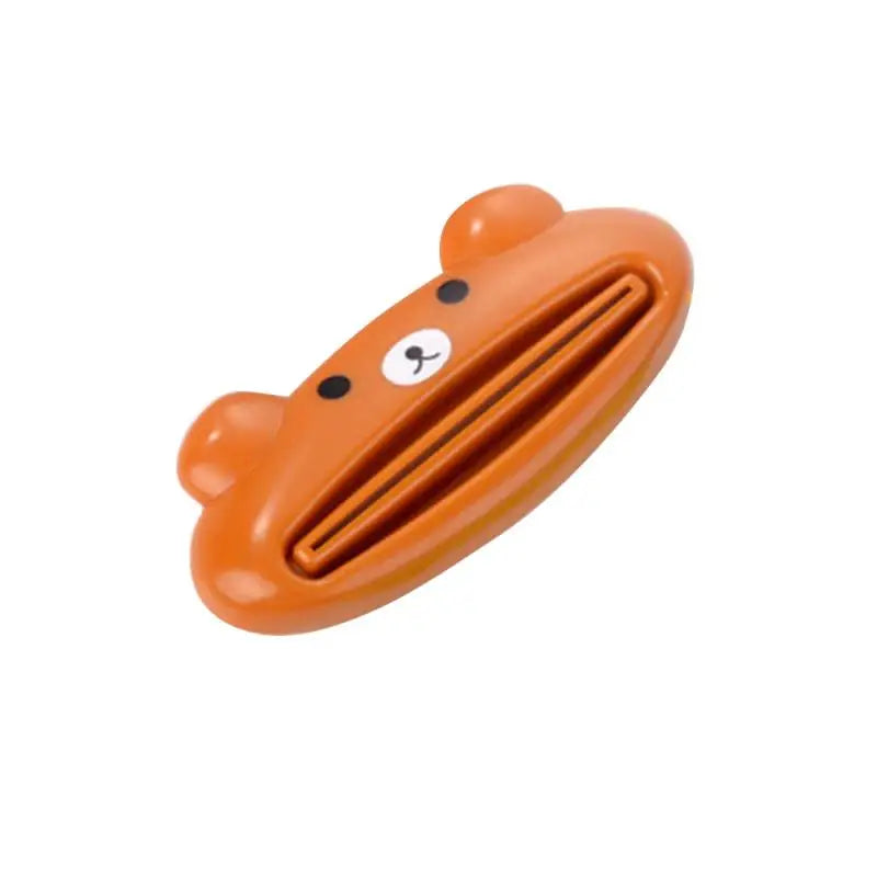 1 unidad Dispensador de pasta de dientes multifunción con diseño de animalito lindo, artículo para el hogar, baño, tubo, dispensador de pasta de dientes de dibujos animados