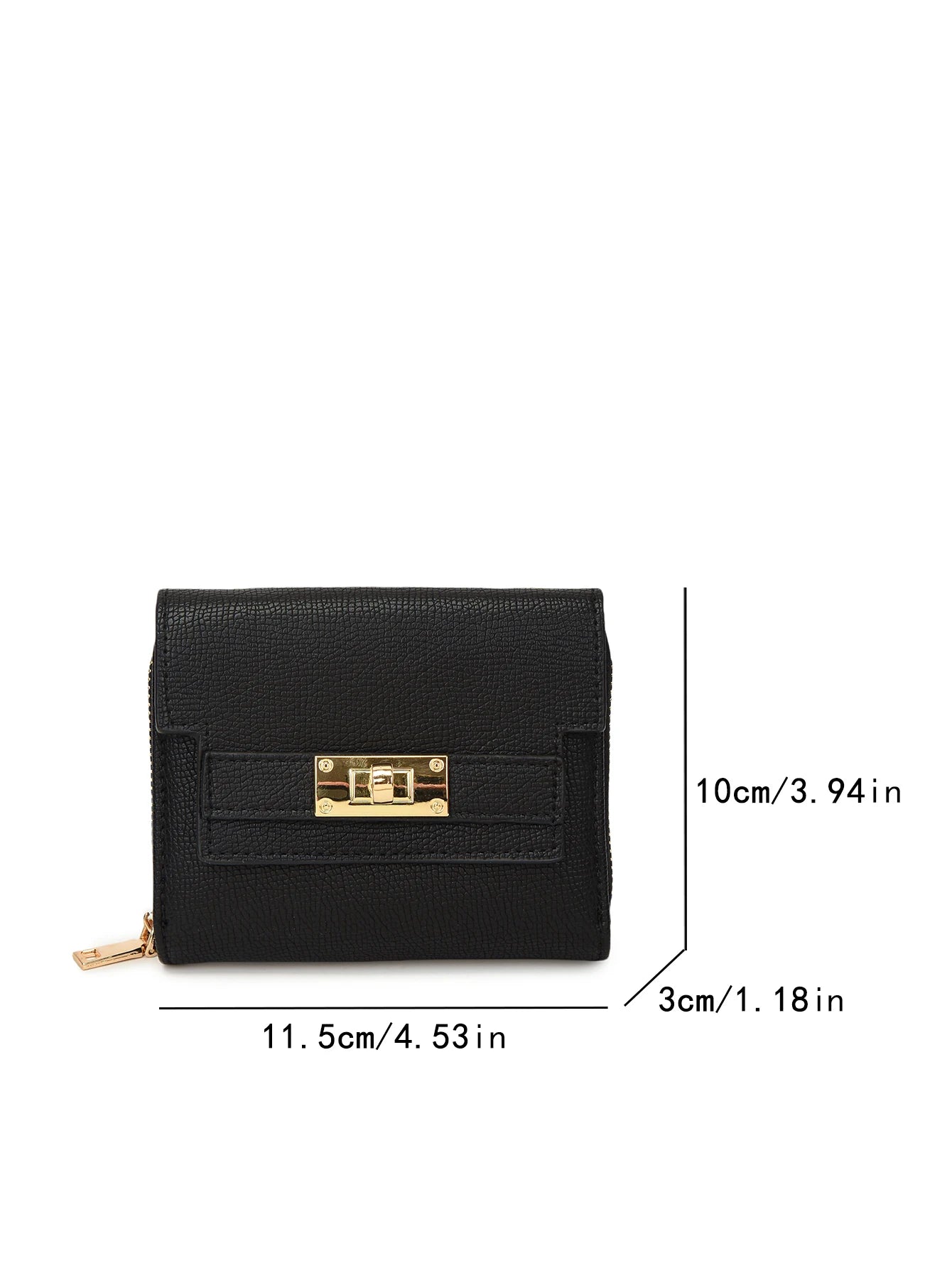 Cartera retro para mujer, gran capacidad, múltiples ranuras para tarjetas, comercio exterior, multifuncional, plegable en tres partes.