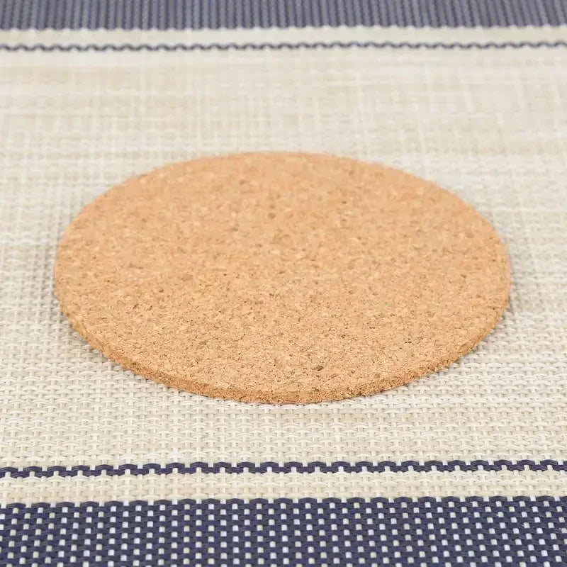 50/100 posavasos de corcho natural para tazas, manteles individuales para mesa, accesorios de cocina, posavasos redondos para tazas de café y té, decoración de escritorio