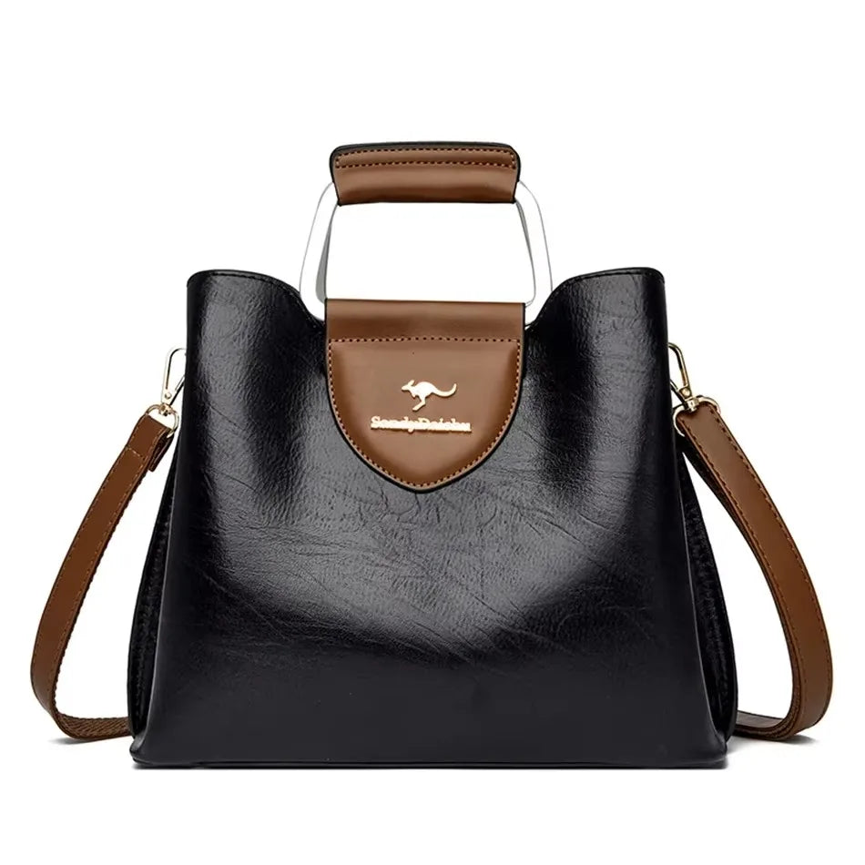 Bolso de mano de lujo con estampado de moda, gran capacidad, piel suave, bolso bandolera para mujer, bolso de hombro/bandolera, bolso de mano de diseño para mujer, bolso de mano informal.