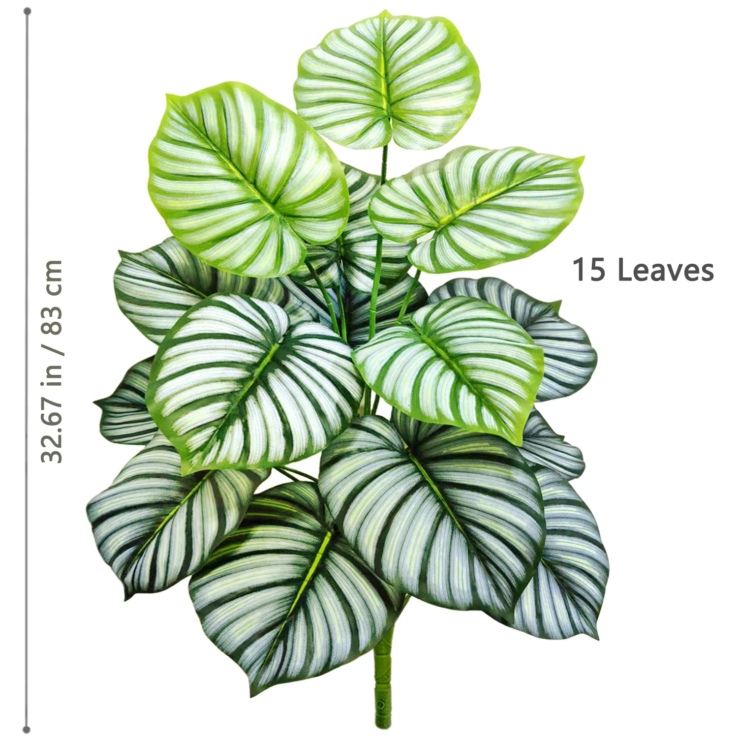 Planta Monstera artificial de 52-104 cm (40,94 pulgadas), palmera falsa de plástico con hojas verdes, ideal para la decoración del hogar, jardín, habitación u oficina.