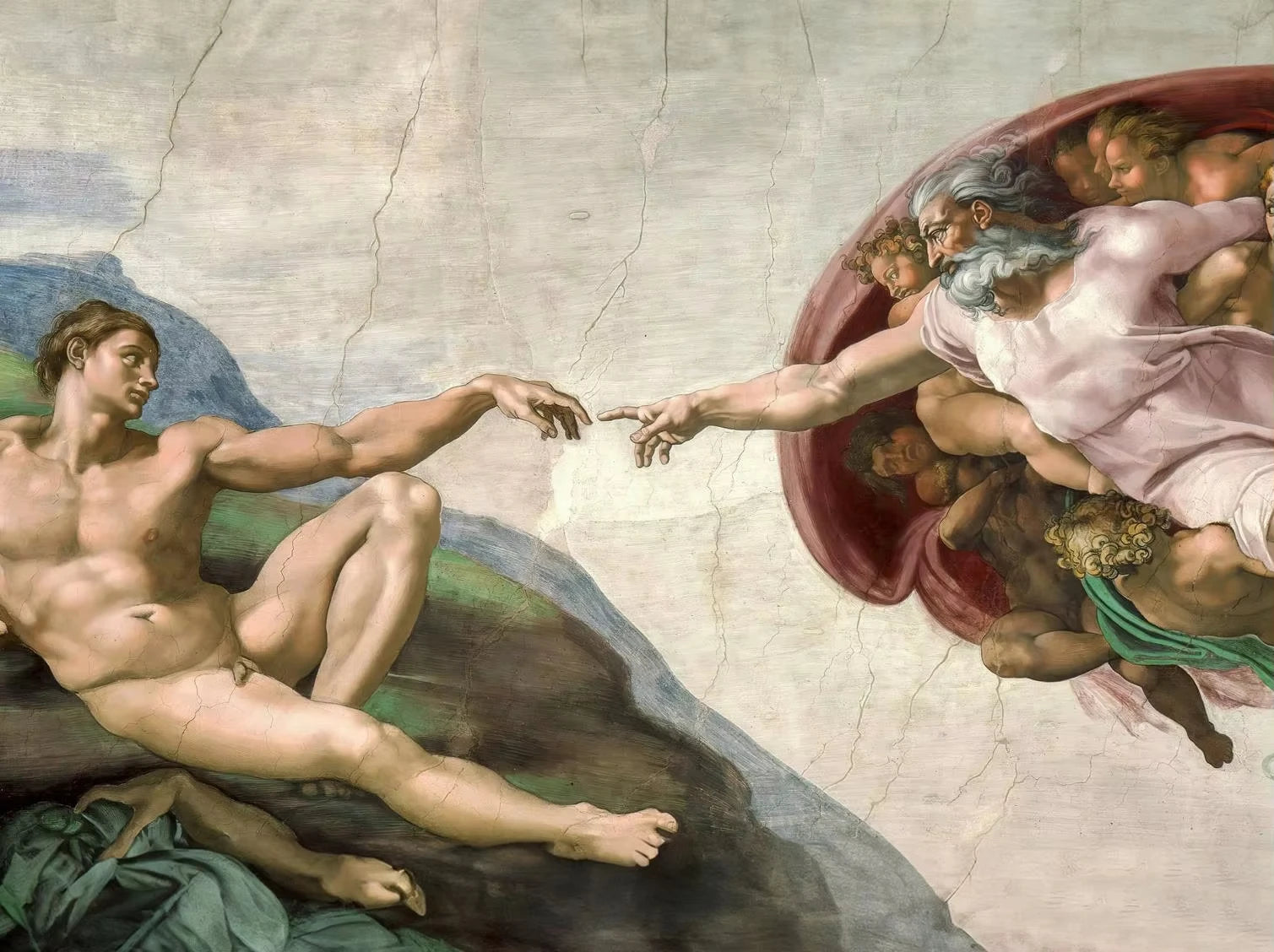 1 unidad, Póster de arte cristiano retro renacentista clásico de mitología griega, obras famosas, lienzo, pintura, decoración de pared para museo e iglesia
