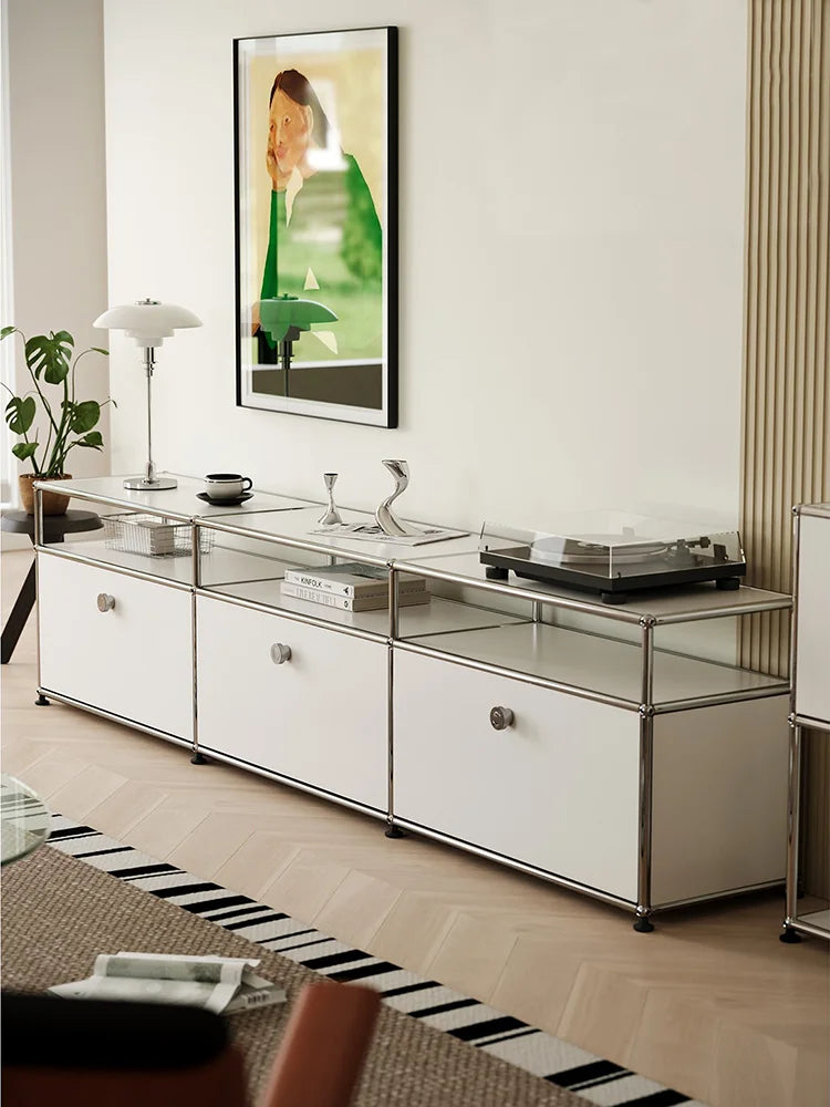 Mueble para TV, armarios de almacenamiento, mueble esquinero, vitrina metálica, módulo para sala de estar, muebles modulares de bricolaje