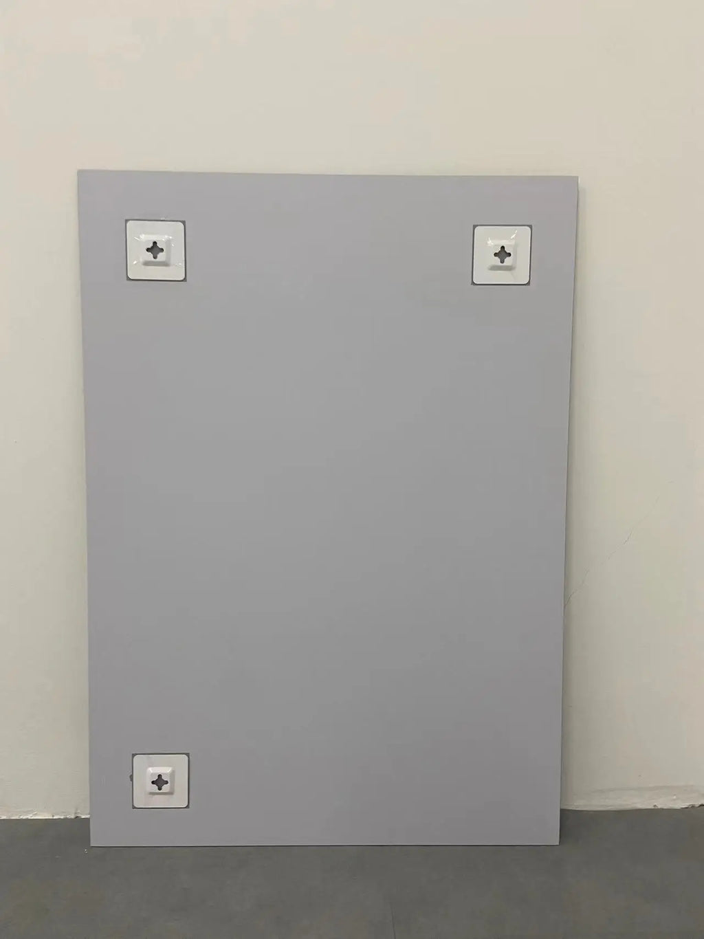 Espejo de pared rectangular sin marco, espejo de tocador, espejo de entrada decorativo con borde plateado biselado para baño, dormitorio, sala de estar y comedor.