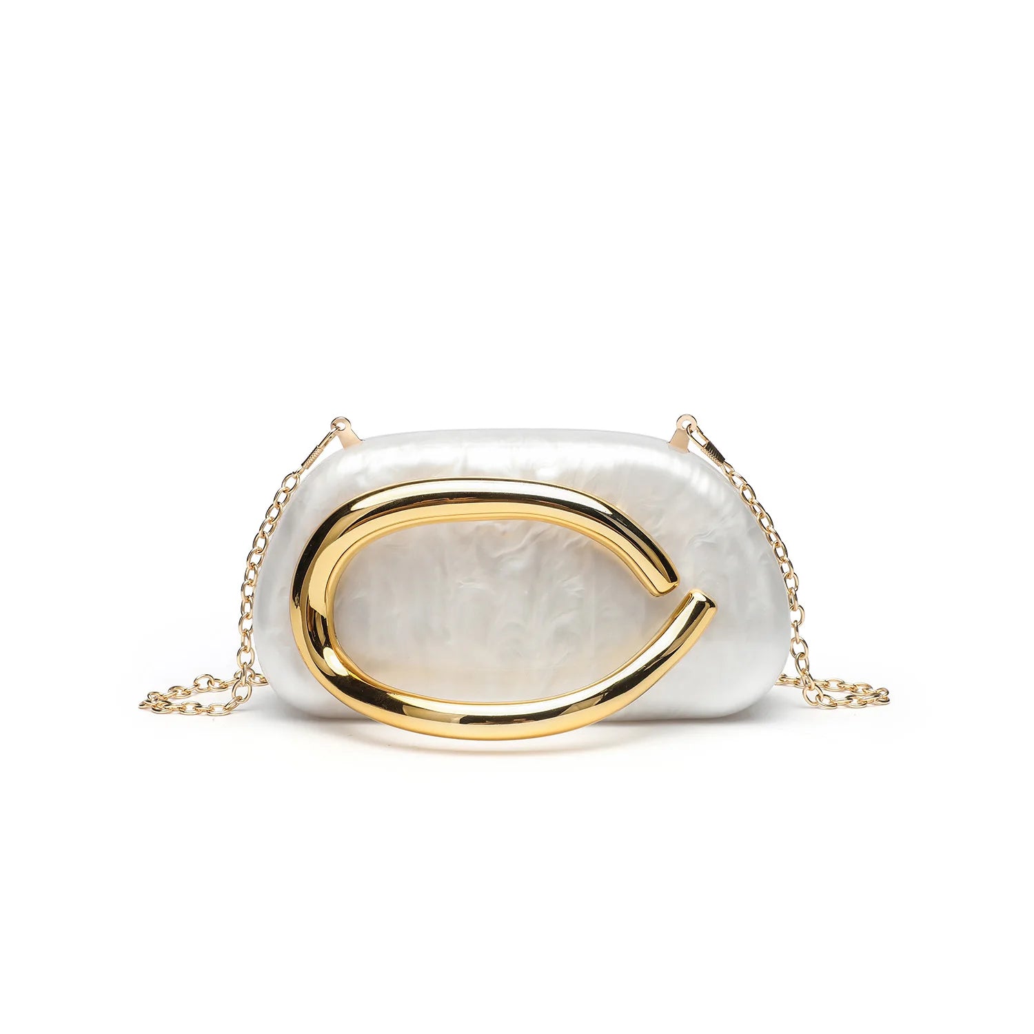 Bolso de noche acrílico de un solo hombro para boda, bolso de moda para mujer, bolso rígido, bolso de mano cruzado de moda