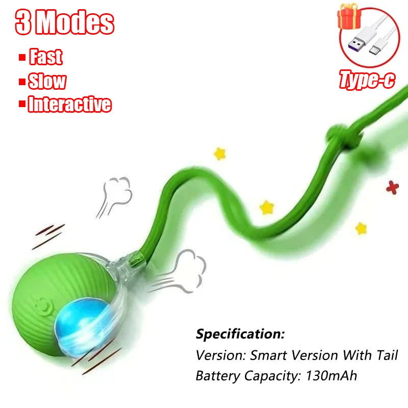 Juego de fundas para pelotas interactivas para gatos, rodadura rápida en bolsa, juguete para gatitos de escondite, juguete interactivo para gatos activado por movimiento, para interiores