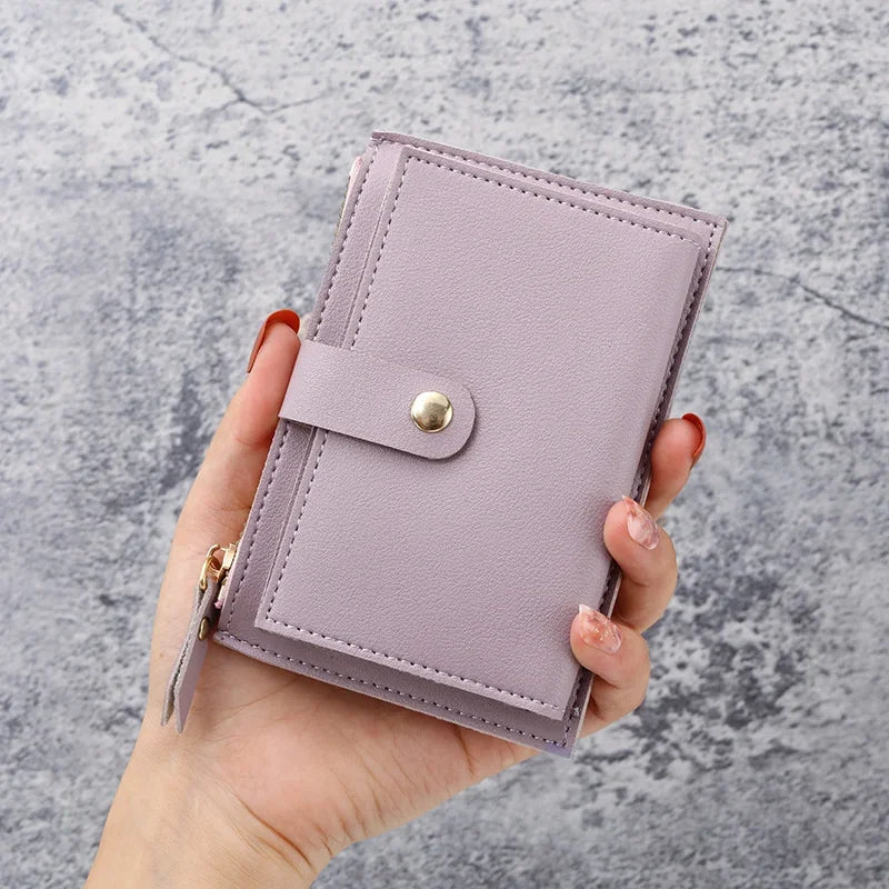 Cartera para estudiantes Ins para mujer, nueva, ultrafina, pequeña, para cambio de monedas.
