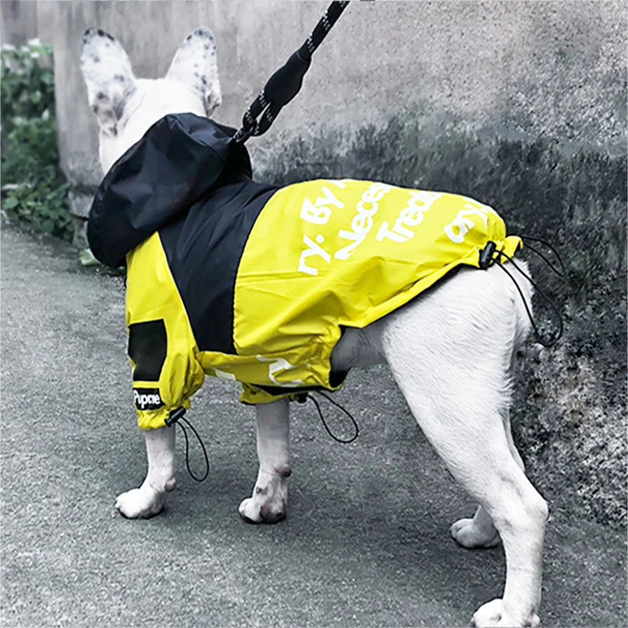 Abrigo impermeable para perros, chubasquero reflectante para perros, ropa de exterior para perros, chaqueta con capucha para perros pequeños, medianos y grandes. Suministros para mascotas.