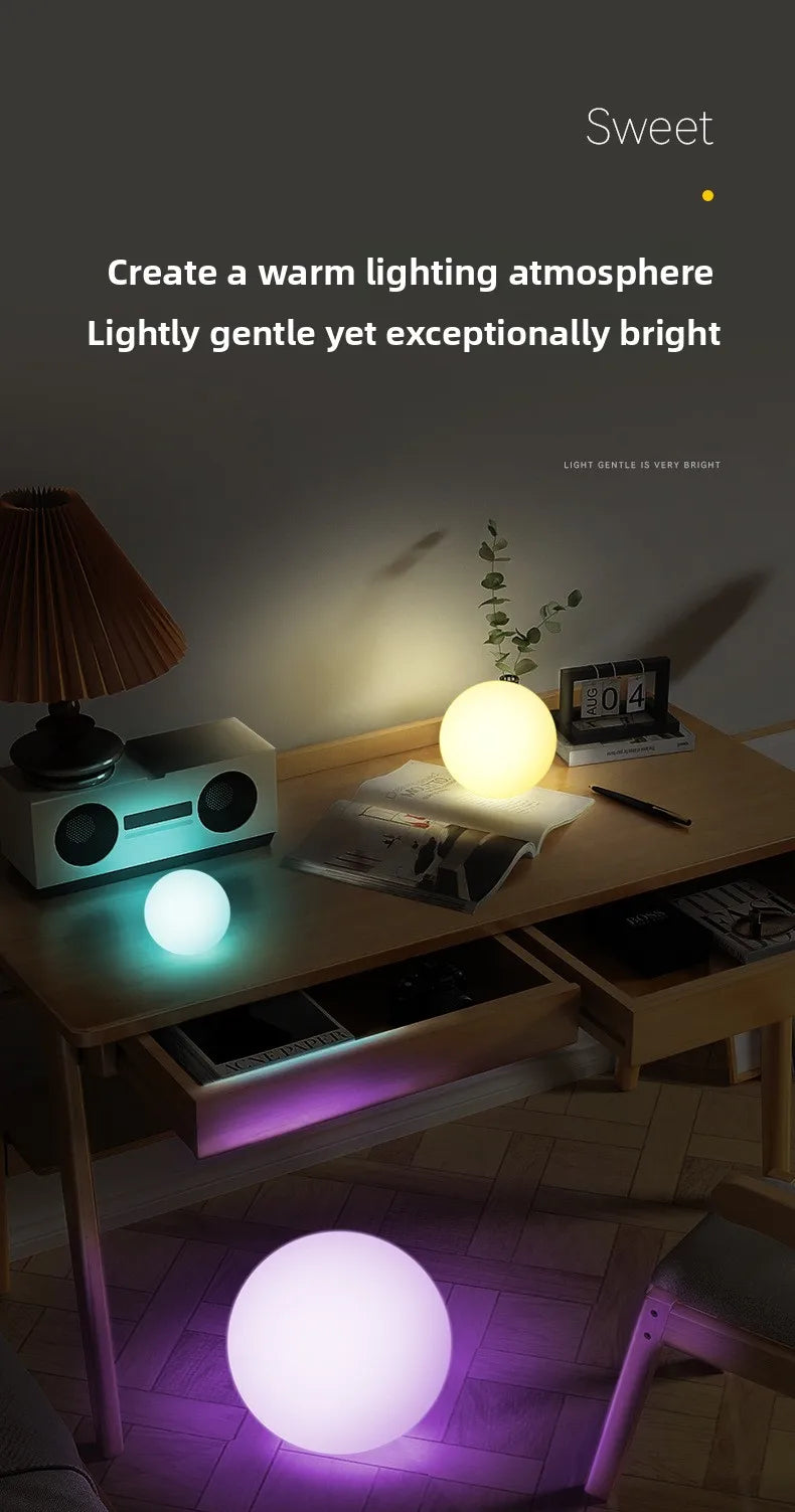 Lámpara solar LED esférica para exteriores, césped, piscina, dormitorio, mesa, fiesta, iluminación de jardín, control remoto, resistente al agua.