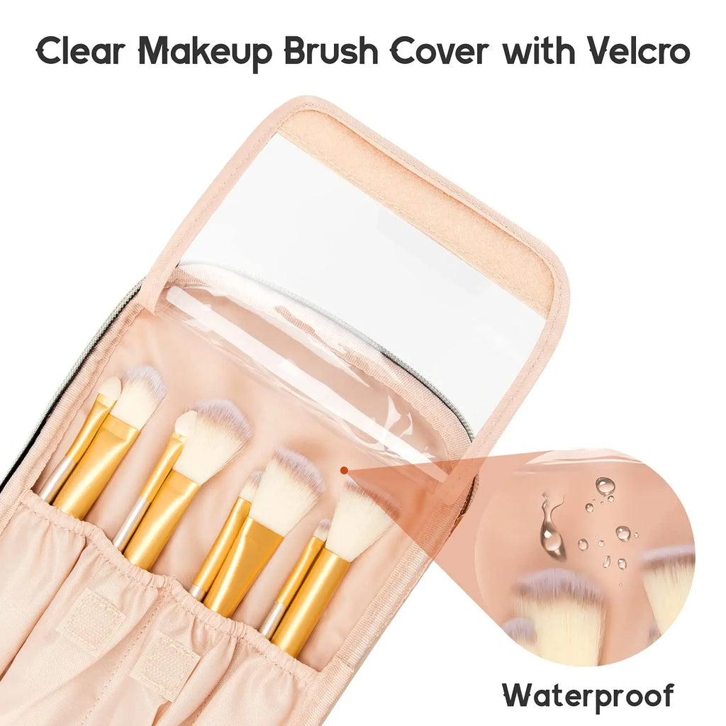 Neceser portátil de gran capacidad para maquillaje de viaje, organizador de maquillaje negro para mujeres, neceser para niñas que viajan.