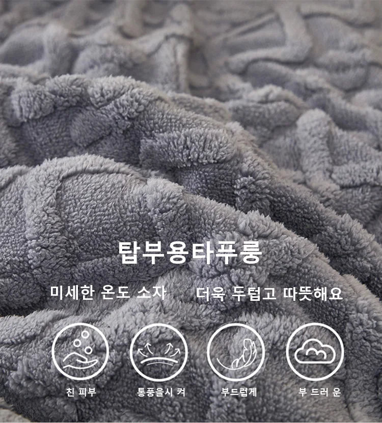 Nueva manta de invierno súper gruesa y cálida para cama, de cachemir sintético de cordero, mantas pesadas, suaves, cómodas y cálidas. Edredón.