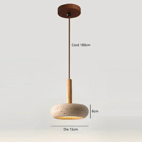 Lámpara colgante de alta calidad, araña de piedra natural, luz de techo colgante para dormitorio, comedor e isla de cocina.