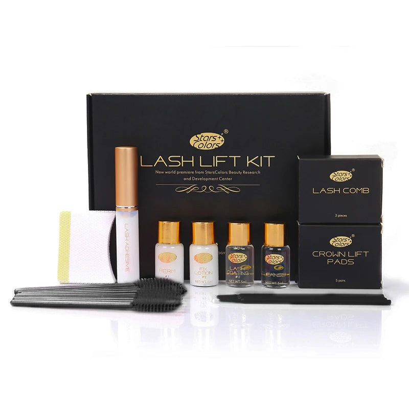 Lifting rápido de pestañas en 5-8 minutos. Kit de permanente rápida para pestañas. Rizador de pestañas. Potenciador de pestañas. Herramienta de maquillaje de ojos para salón.
