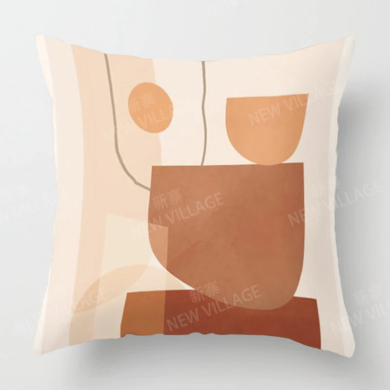 Funda de almohada/cojín para sofá, decoración moderna nórdica de lujo para el hogar, otoño, 45x45cm 45*45 50x50 60x60cm 40x40 35x35 Abstracto Geométrico
