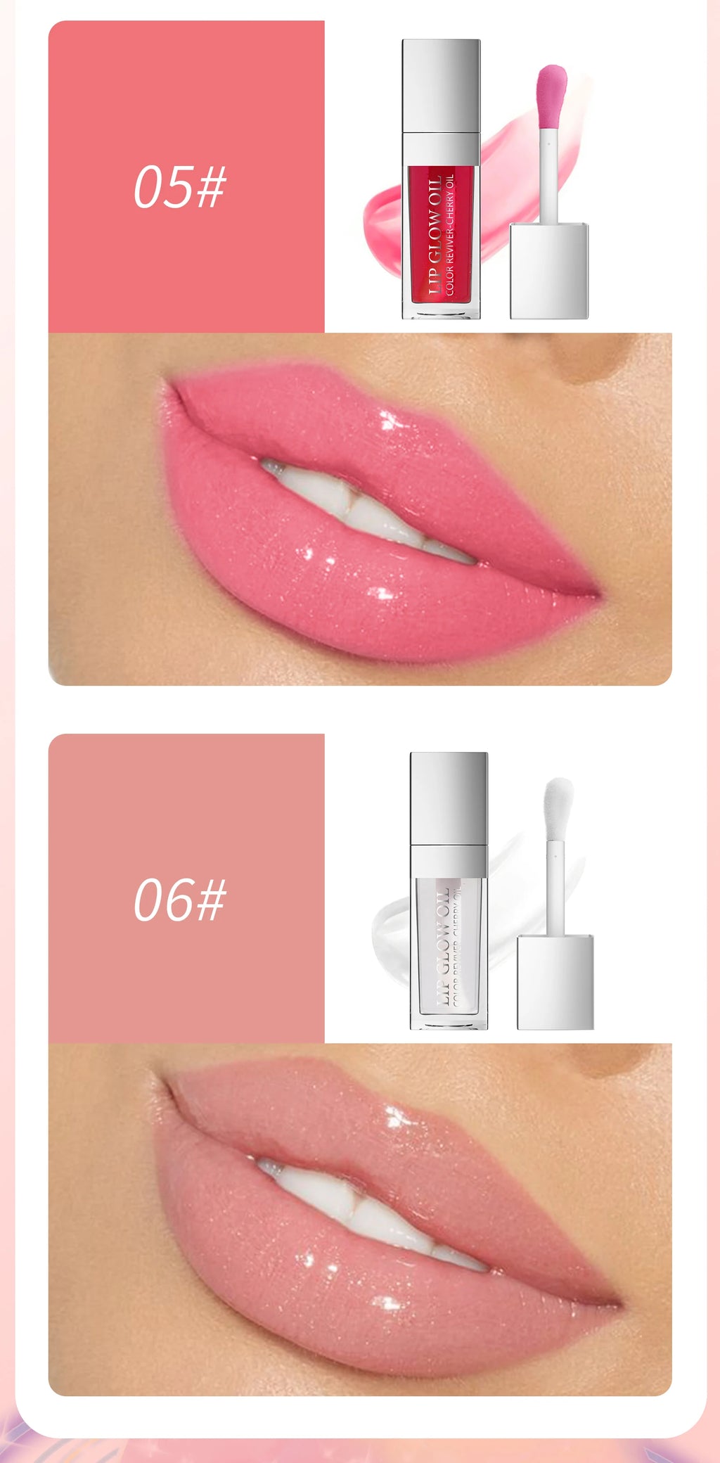 Aceite labial hidratante Crystal Jelly, brillo labial voluminizador, maquillaje, labios voluminosos y sexys, aceite labial con color y efecto voluminizador.