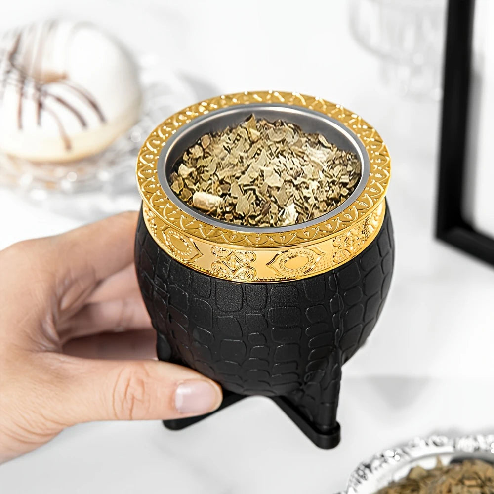 Juego de mate tradicional de 180 ml con taza de yerba mate de 180 ml, hecha a mano en cuero de primera calidad, estilo argentino-uruguayo, con bombilla.